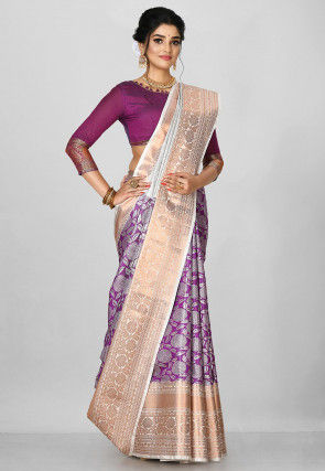 Kanchipuram Saree in Purple