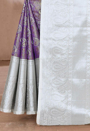 Kanchipuram Saree in Purple