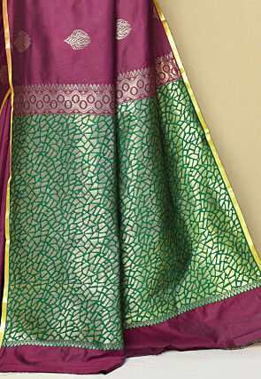Kanchipuram Saree in Purple