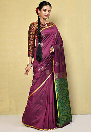Kanchipuram Saree in Purple