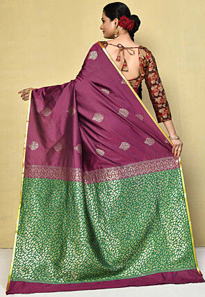 Kanchipuram Saree in Purple