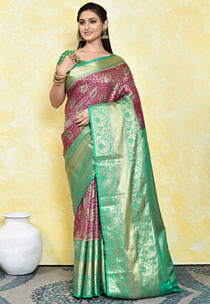 Kanchipuram Saree in Purple