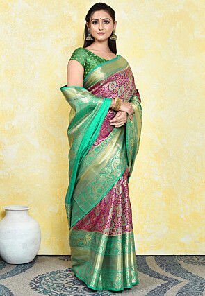 Kanchipuram Saree in Purple