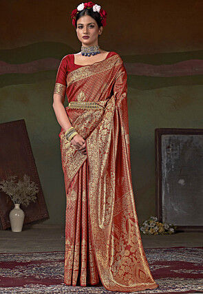 Red Pattu Saree | 3d-mon.com