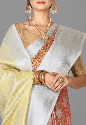 Kanchipuram Saree in Red