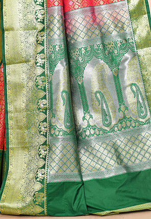 Kanchipuram Saree in Red