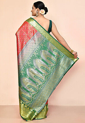 Kanchipuram Saree in Red