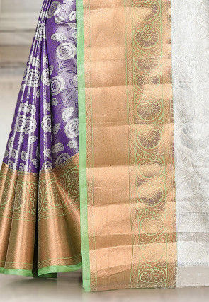 Kanchipuram Saree in Violet