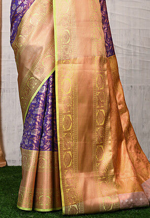 Kanchipuram Saree in Violet