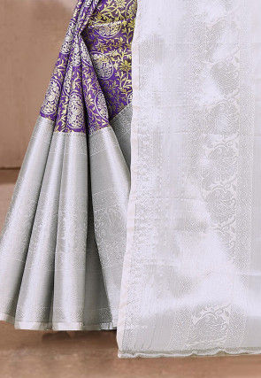 Kanchipuram Saree in Violet