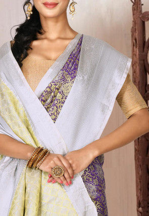 Kanchipuram Saree in Violet