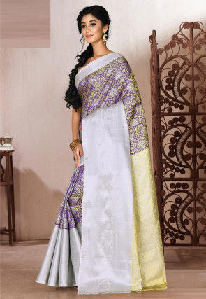Kanchipuram Saree in Violet