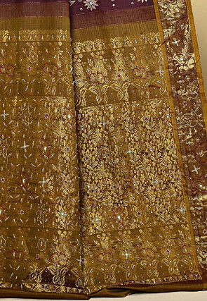 Pure Silk Kanchipuram Saree in Wine
