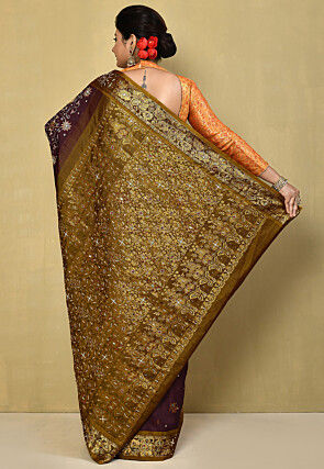 Pure Silk Kanchipuram Saree in Wine