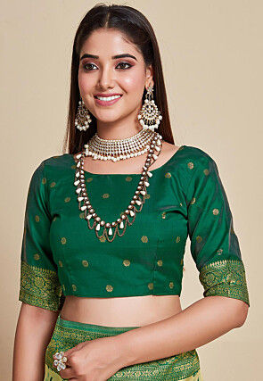 Kanchipuram Saree in Yellow