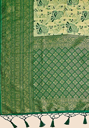 Kanchipuram Saree in Yellow