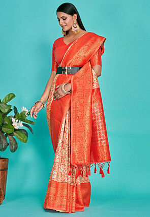 Kanchipuram Saree in Yellow