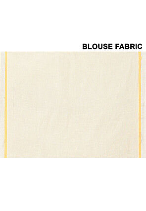 Kerala Kasavu Pure Cotton Saree in Cream