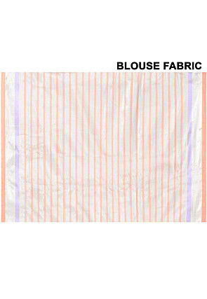 Kerala Kasavu Pure Cotton Saree in Off White