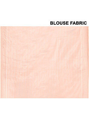 Kerala Kasavu Pure Cotton Saree in Peach