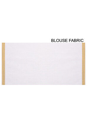 Kerela Kasavu Pure Cotton Saree in Off White