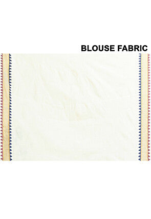 Kerela Kasavu Pure Cotton Saree in Off White