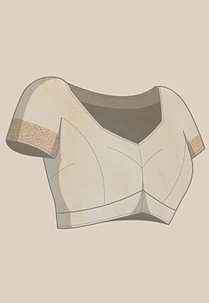 Kerela Kasavu Silk Saree in Cream