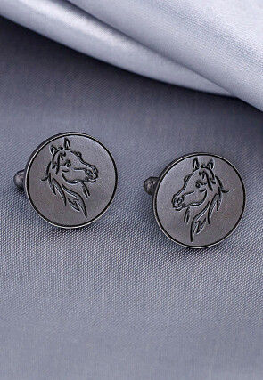 KIngs Knight Metallic Cufflink Pair
