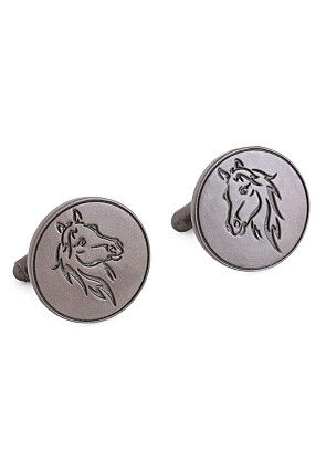 KIngs Knight Metallic Cufflink Pair