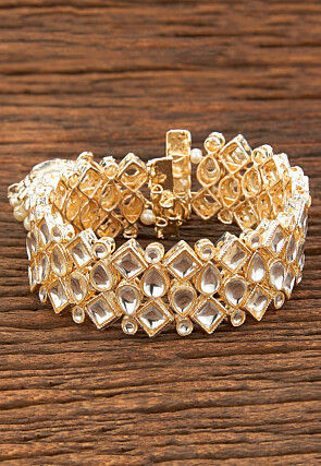 Kundan Adjustable Bracelet