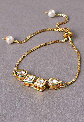 Kundan Adjustable Bracelet