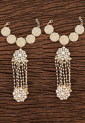 Kundan Adjustable Haath Phool Pair