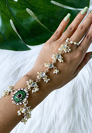 Kundan Adjustable Haath Phool