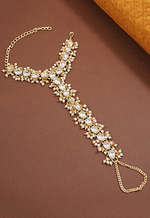 Kundan Adjustable Haath Phool