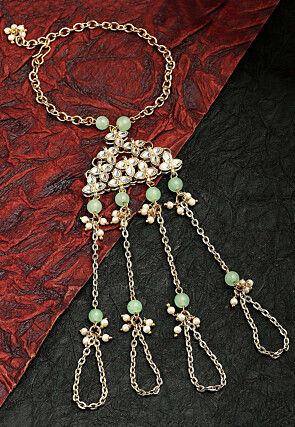 Kundan Adjustable Haath Phool