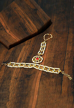 Kundan Adjustable Haath Phool