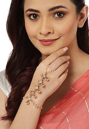 Kundan Adjustable Haath Phool