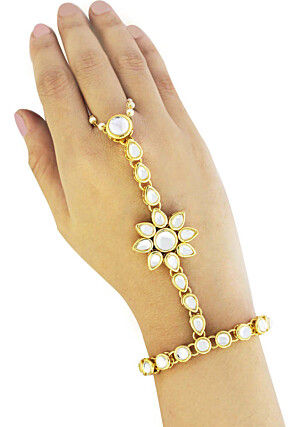 Kundan Adjustable Haath Phool