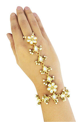 Kundan Adjustable Haath Phool