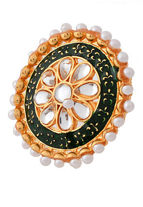 Kundan Adjustable Ring