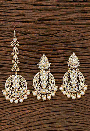 Kundan Chandbali Earrings