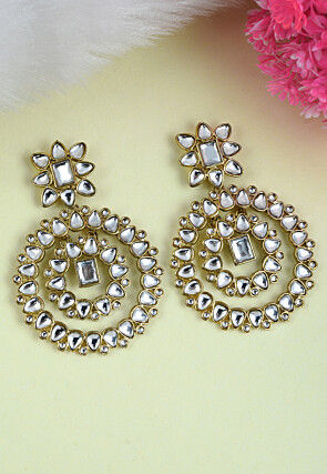 Kundan Chandbali Earrings