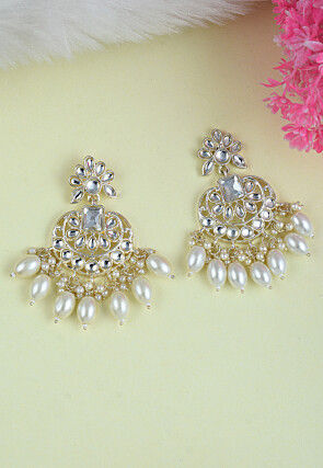 Kundan Chandbali Earrings