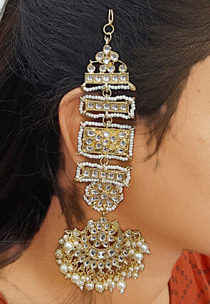 Kundan Chandbali Earrings