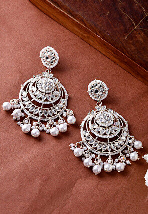 Kundan Chandbali Earrings