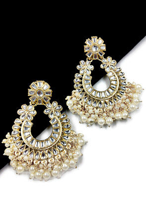 Kundan Chandbali Earrings