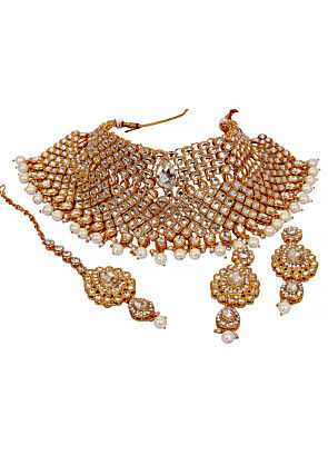 Kundan Choker Necklace Set