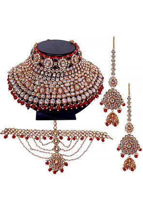 Kundan Choker Necklace Set