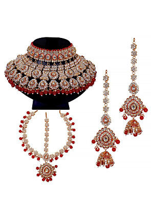 Kundan Choker Necklace Set