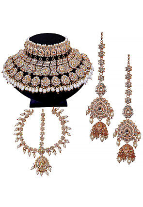 Kundan Choker Necklace Set